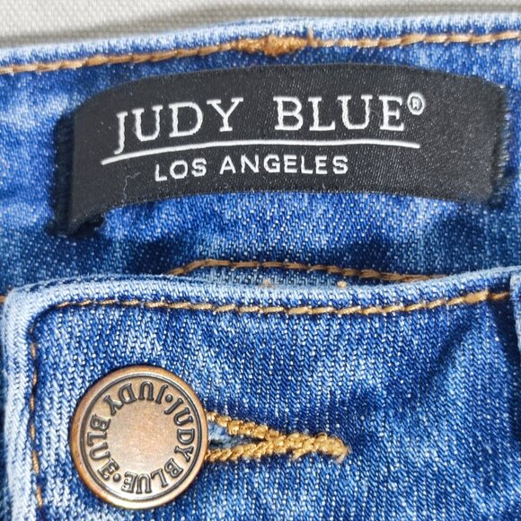Judy Blue jeans women's size 9/29 (27) denim blue colour skinny fit high rise - Picture 10 of 15